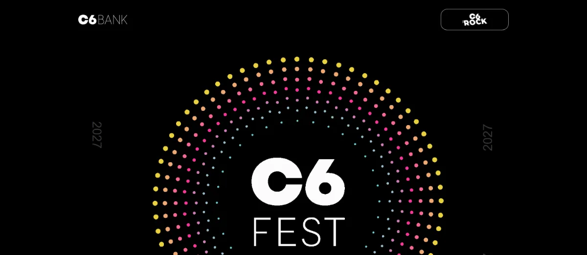 Homepage of the C6 Fest website